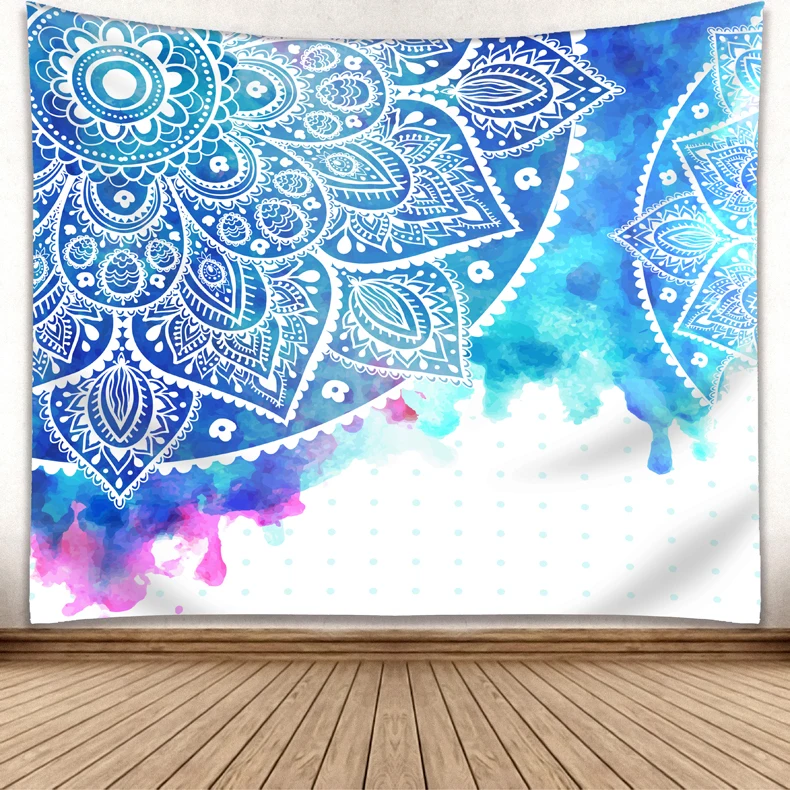 Customized Designed Psychedelic Fancy Mandala Style Decorative Wall Hanging Tapestry