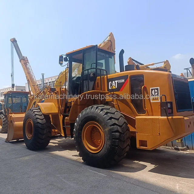 Погрузочная машина японское изготовление гусеничный погрузчик CAT 950H большая производительность отличная мощность хорошее качество