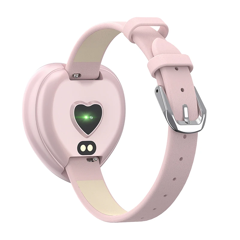 Love Shape Girls Watches Heart Rate Monitor Ip67 wristbands 1.03 round screen Bracelet