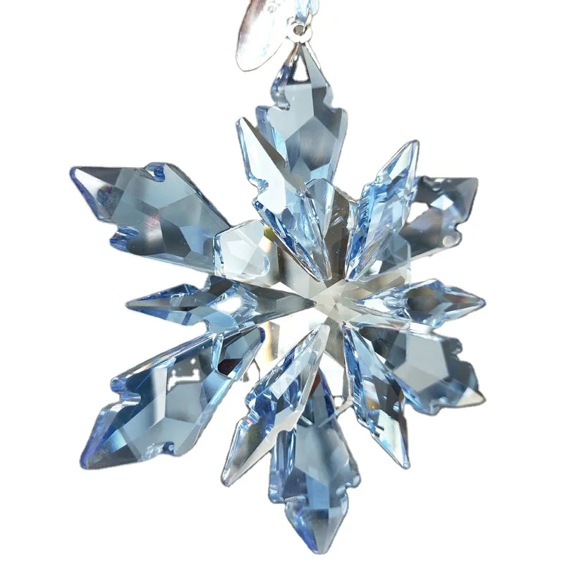 Best Selling Hanging Crystal Snowflake For Christmas Tree Decoration