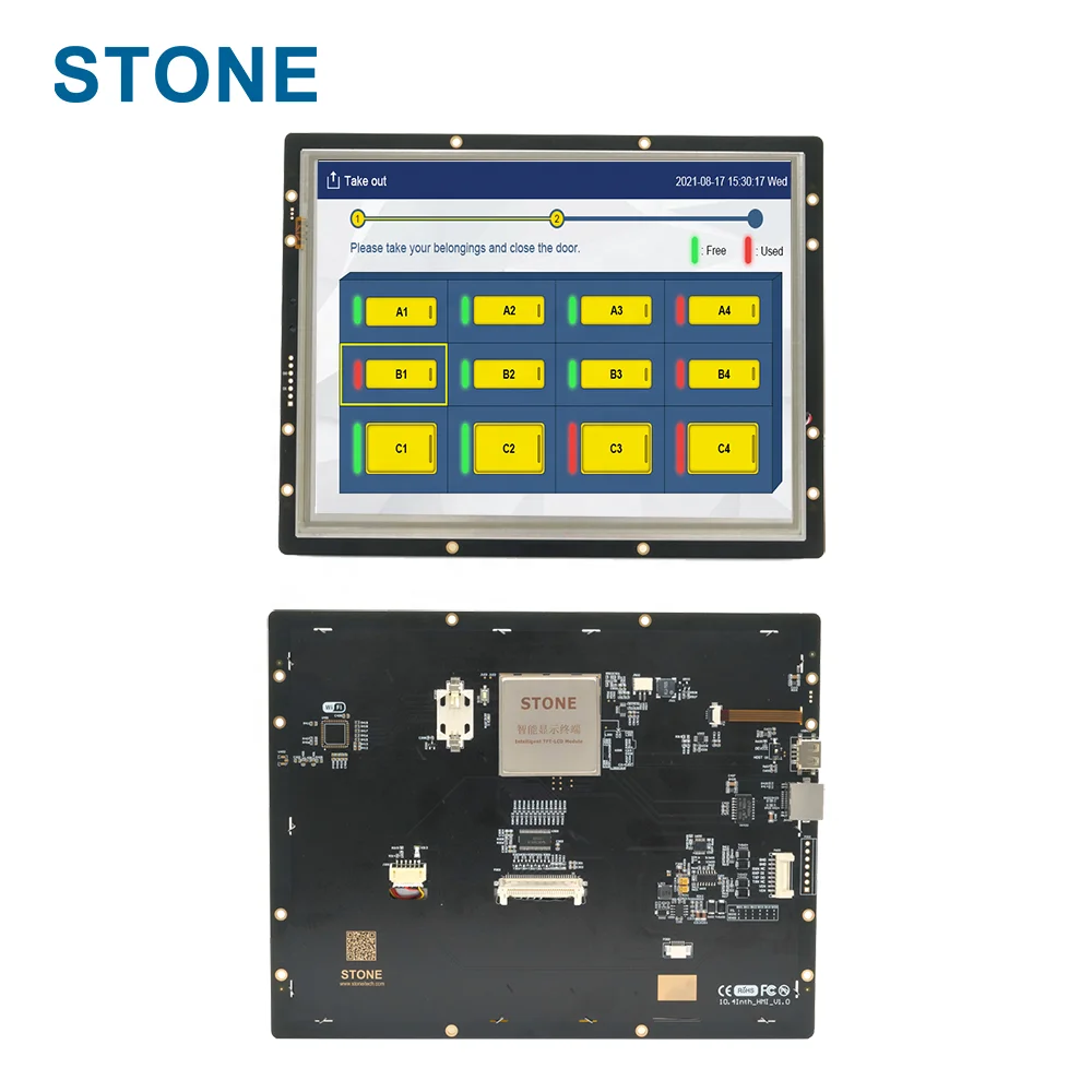 STONE 10.4 inch 1024*768 HMI Touch Screen Smart LCD Module UART Display TFT Lcd Display Screen Smart HMI TFT Touch Screen
