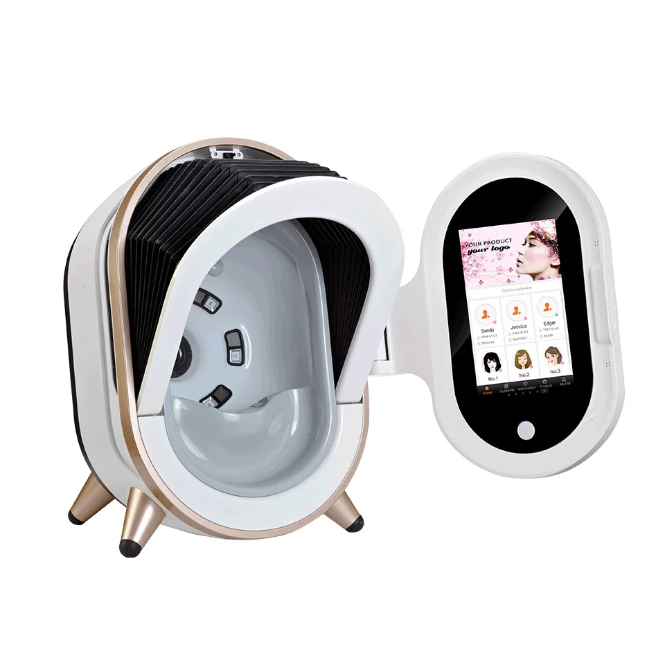 In stock 3d AI face facial skin analyzer skin analysis machine 3d skin analyzer with factory price