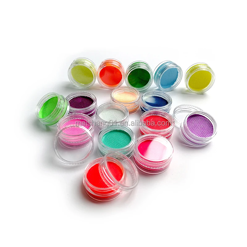 Wholesale UV Water-Based Face Paint for Body 3g Multi-Color Kit Washable and Waterproof for Festivals