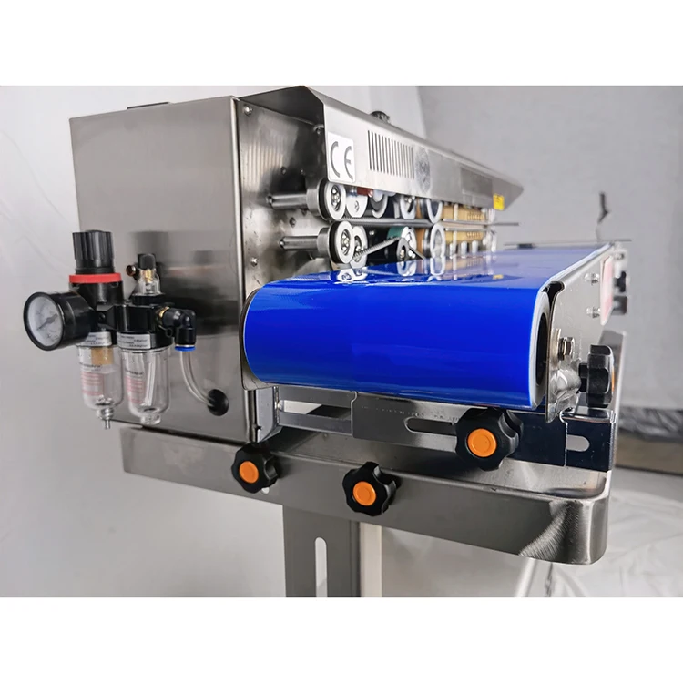New Electric End-less Band Sealer Horizontal Plastic Bag Sealing Machine with nitrogen filling and vacuum