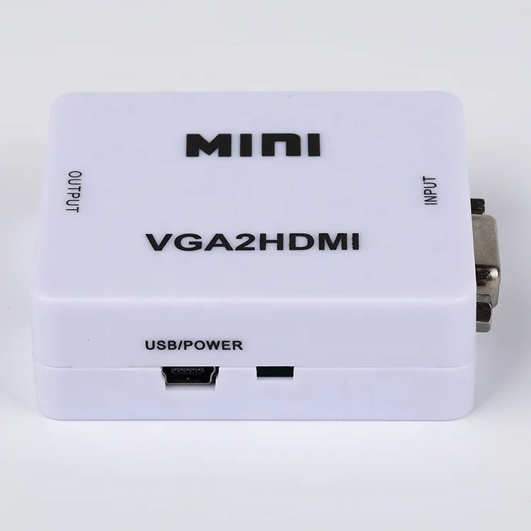 Mini VGA to HD Converter Adapter Full HD1080P Converter for PC Laptop Converter