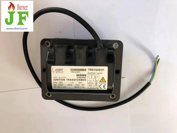 JF China boiler parts ignition transformer  FBT 14KV for riello bunrer and baltur burner