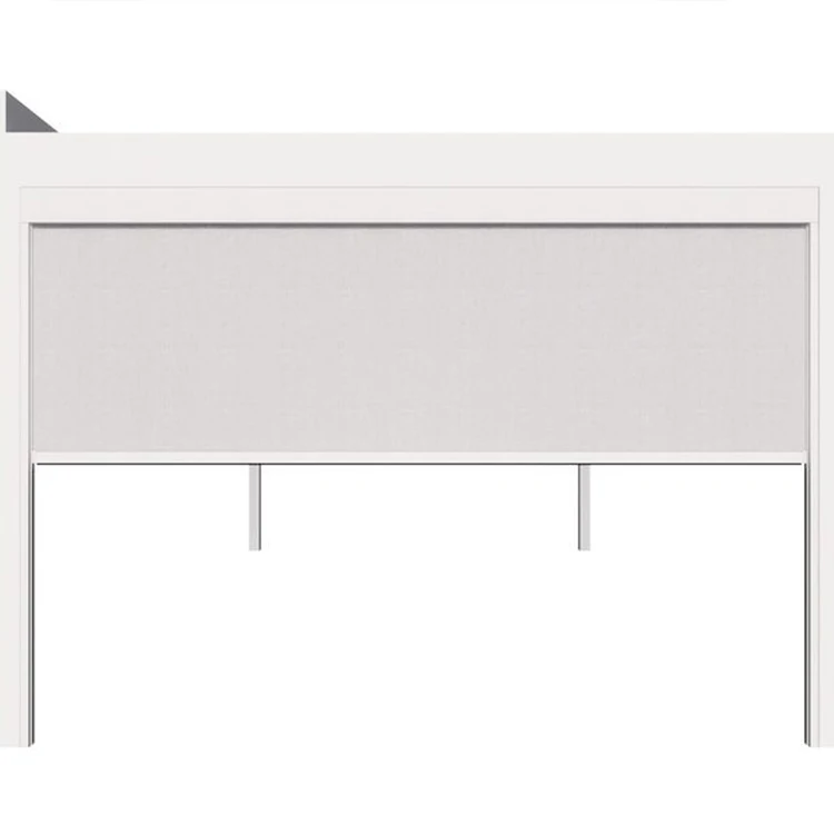 Balcony electric wind proof rolling curtain rain proof mosquito dust and cold intelligent lifting sun shading sun room pavilion