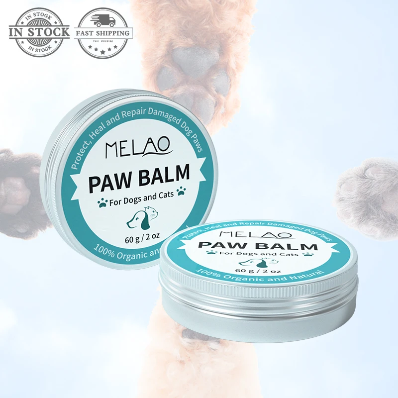 
OEM / ODM Private label Natural organic Pet Dog Paw Balm Protection Wax for Repairs Damaged Dog Paws 