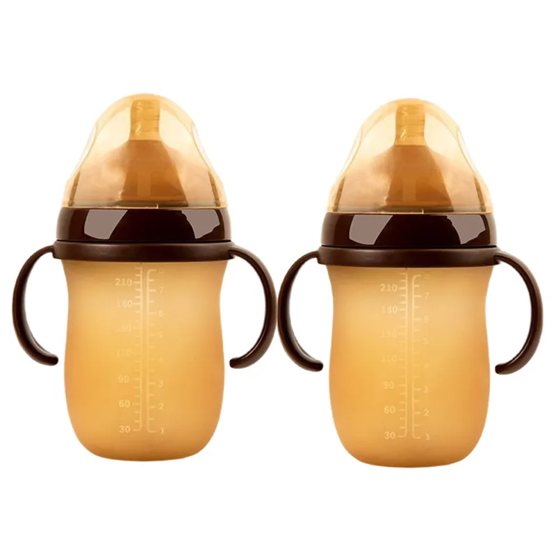 Wholesale Newborn Anti-colic baby bottle manufacturer Bpa Free Breast Feeding Milk Bottle Reusable Soft silicone baby bottle