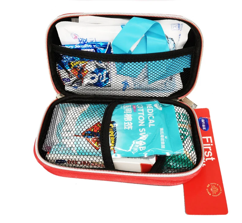 
2020 Hot Sale Application Emergency Kit First-aid Bag with Oxford Fabric Surface for sudden accident injury large capacity mesh 
