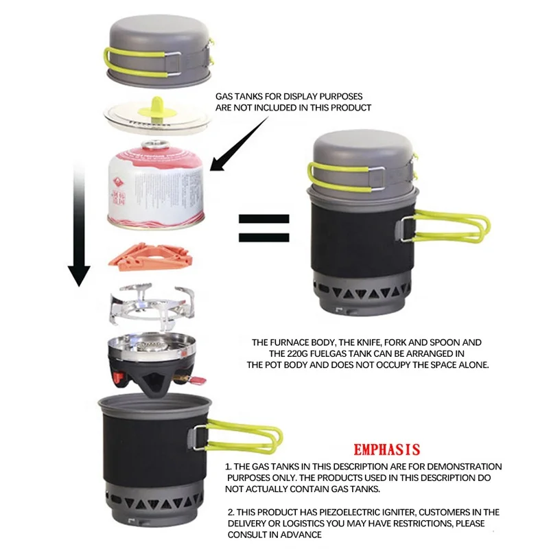 Mini Portable Light Weight Heating Hiking Camping accessories Gas Stove Folding Cooker Furnace For Picnic Cooking