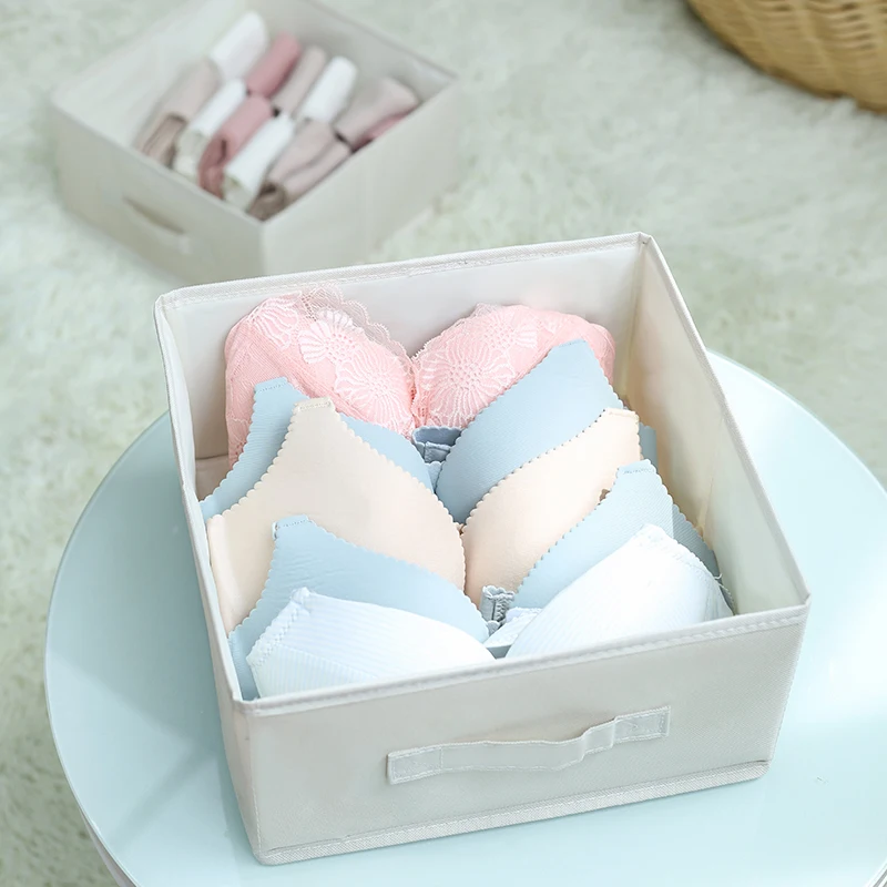 Small 600D oxford fabric Storage grids without lid for Closet Organization, home storage & organization storage drawers white