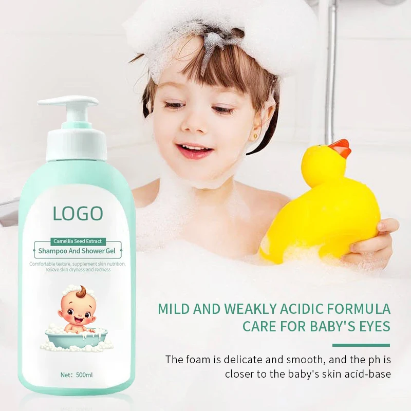 2 в 1 детский увлажняющий шампунь для волос