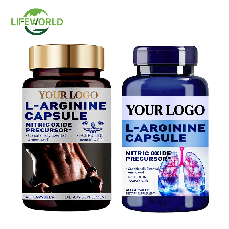 OEM/ODM Wholesale Bulk Price Vegan L Arginine Capsules Amino Acid L-arginine Capsules Sports Nutrition Supplements