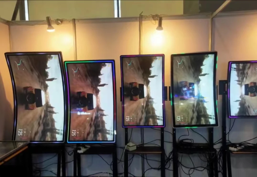 Прямые продажи настенный изогнутый экран 32 дюйма с емкостным дисплеем 4K игровой компьютерный монитор для бизнеса