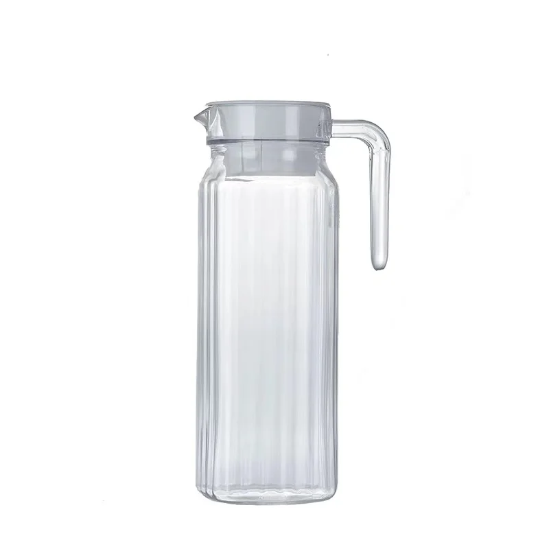 Высококачественный Небьющийся ПК акриловый кувшин классического дизайна с ручкой для кофе или воды для использования на кухне