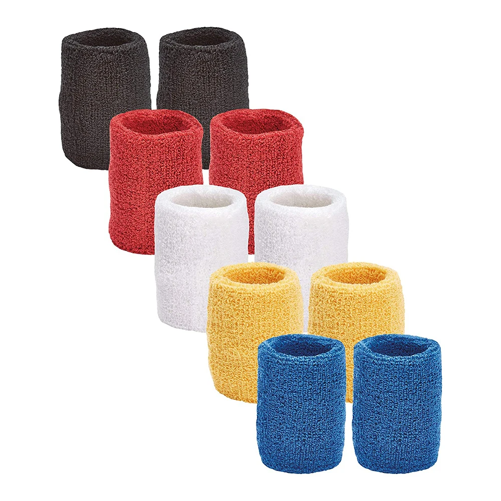 
wholesale customized logo wristband cheap custom sports wrist sweatbands 