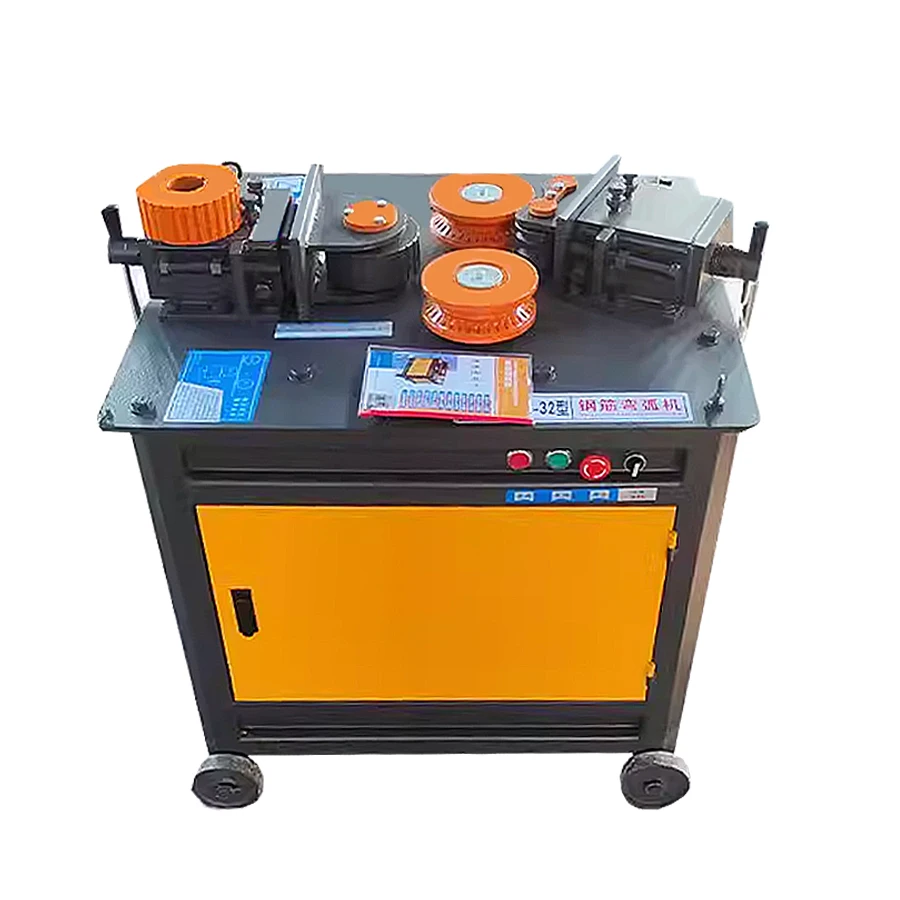 4-32 type dual head dual control version Steel bar bending machine,circle making machine, arc machine,  bending circle machine