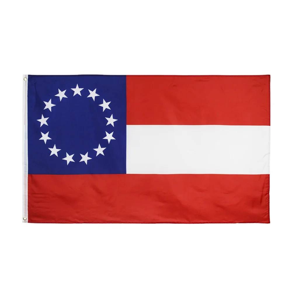 Cheap High Quality Red White Blue Flag 3x5 ft US Flag Confederate Flag for Party Supply