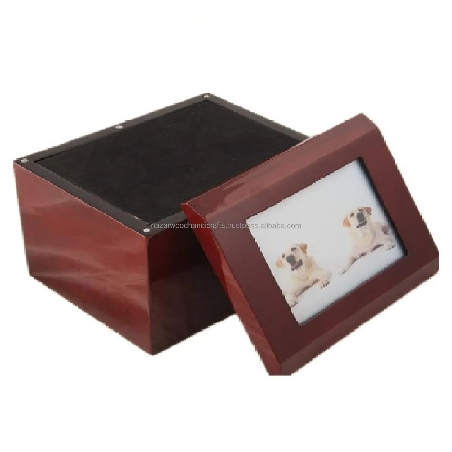  wood handicrafts latest photo frame wooden pet ashes cremation urns