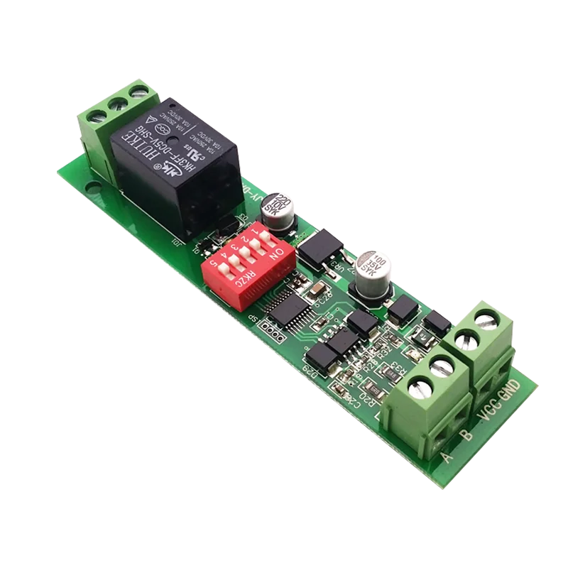 DAM0100 1 way relay control module RS485 communication Modbus protocol serial port control board switch