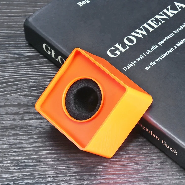 ABS Mic mini phone Interview Square Square Logo Flag Station 39mm Hole