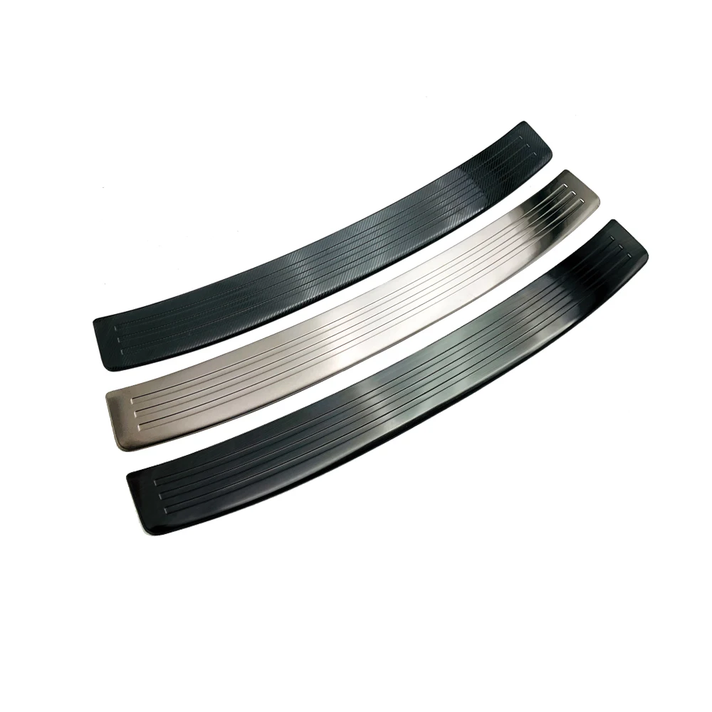 Stainless Steel Car Outside Rear Door Guard Bumper Foot Scuff Plate Protective Cover For Mazda 3 2020 Accessories
