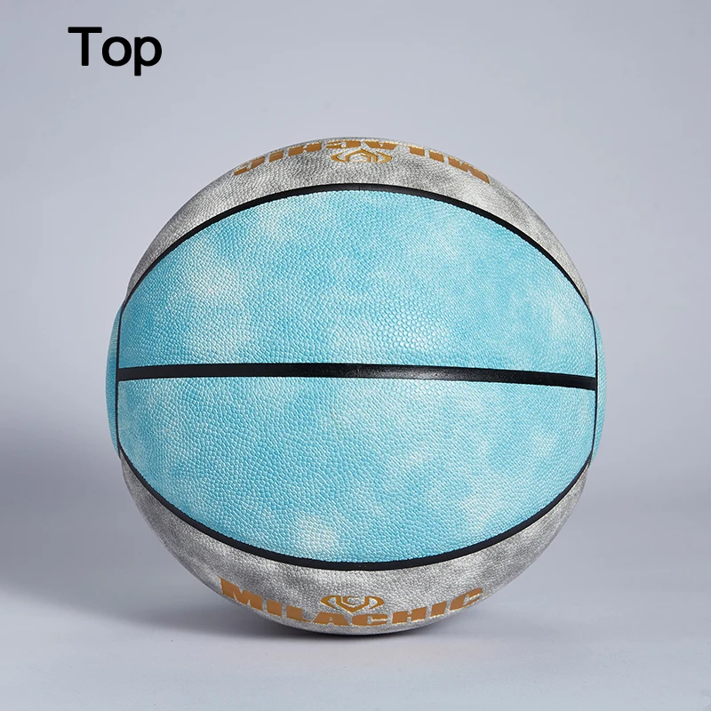 milachic Customizable classic red, blue, and white standard size 7 basketball game specific durability