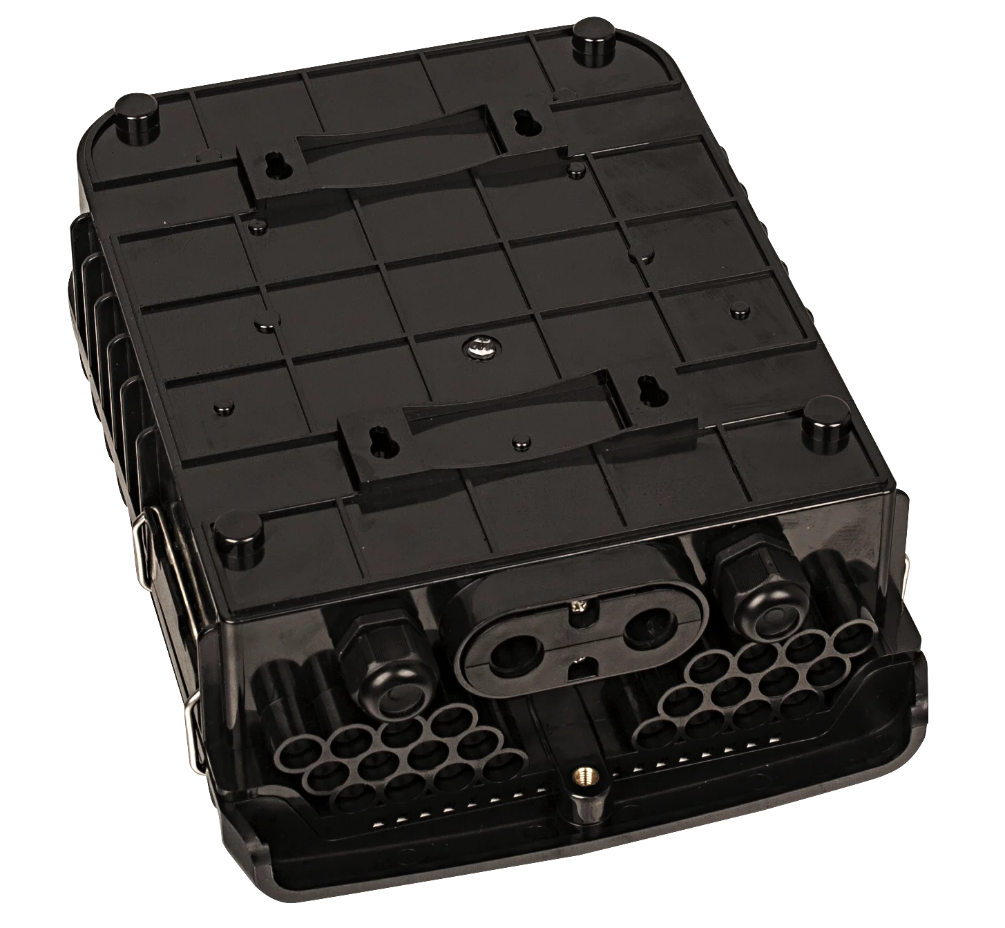 Outdoor IP68 FTTH 16 24 Core Wall Mounted Terminal Box Optical Fiber Splice Closure