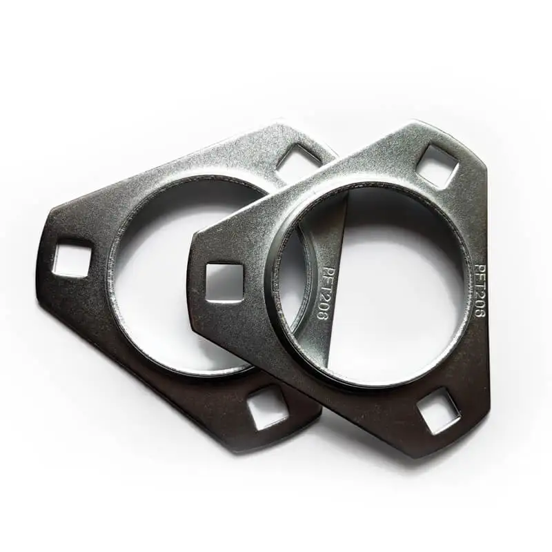 Custom precision galvanised nickel plated blank logo clips  hardware bending forming process sheet metal stamping part