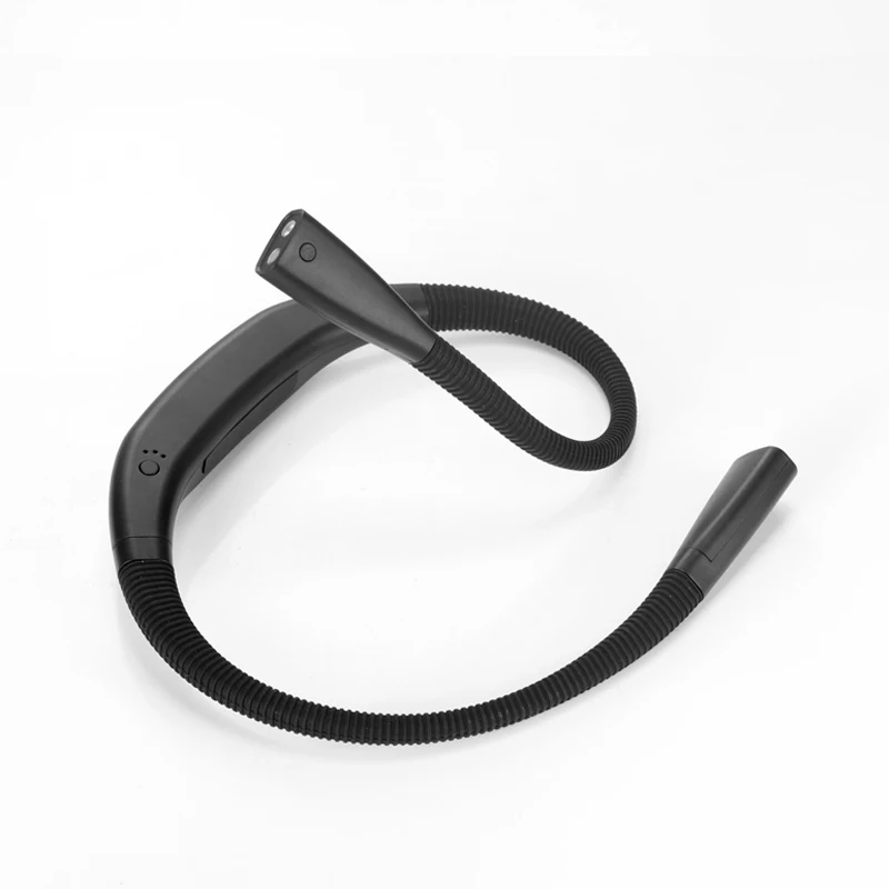 USB Перезаряжаемый светодиодный нашейный светильник для чтения с гибкими подлокотниками портативные фонарики