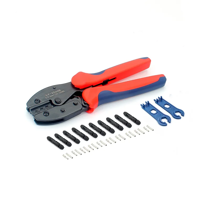Multi-Contact 4 Connectors Crimping Pliers Ratchet Crimper Tool For 2.5-6 mm2 Typo Terminal Solar Panel