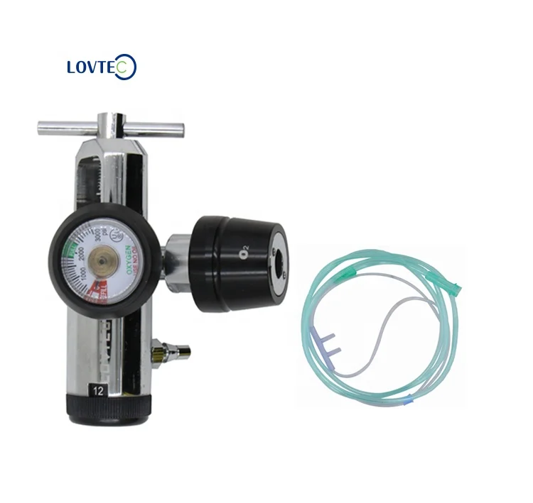 Airtech Factory price high quality brass Oxigen regulator gas pressure reducer with outlet for cylinder