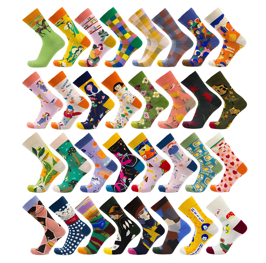 Funny cute Fruit food animal sock for women bulk wholesale calcetines custom premium ankle cotton socks women