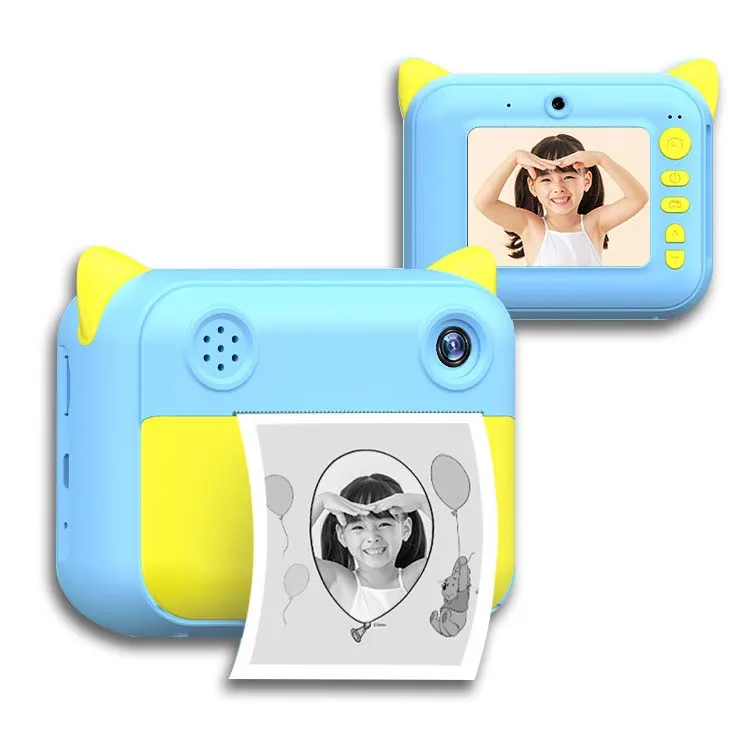 Factory Selling Children Instant Print Camera 1080p HD Small Mini Camera With Thermal Photo Paper Toys Digital Camera Gifts toys