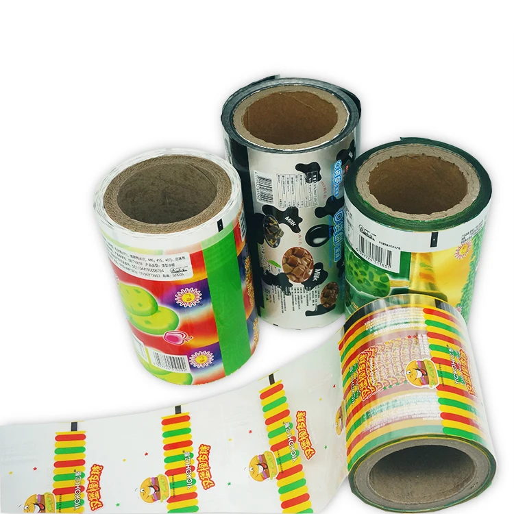 2021 Hot Selling PET/VMPET/PE Laminated Material Snack Nut Packaging Food Grade Plastic Film Roll