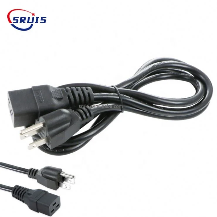 Nispt-2 18Awg 16Awg Ac 110V 220V Figure 8 Shaped 2 Pole Polarized Usa Flat Us Iec c7 Power Cord Cable