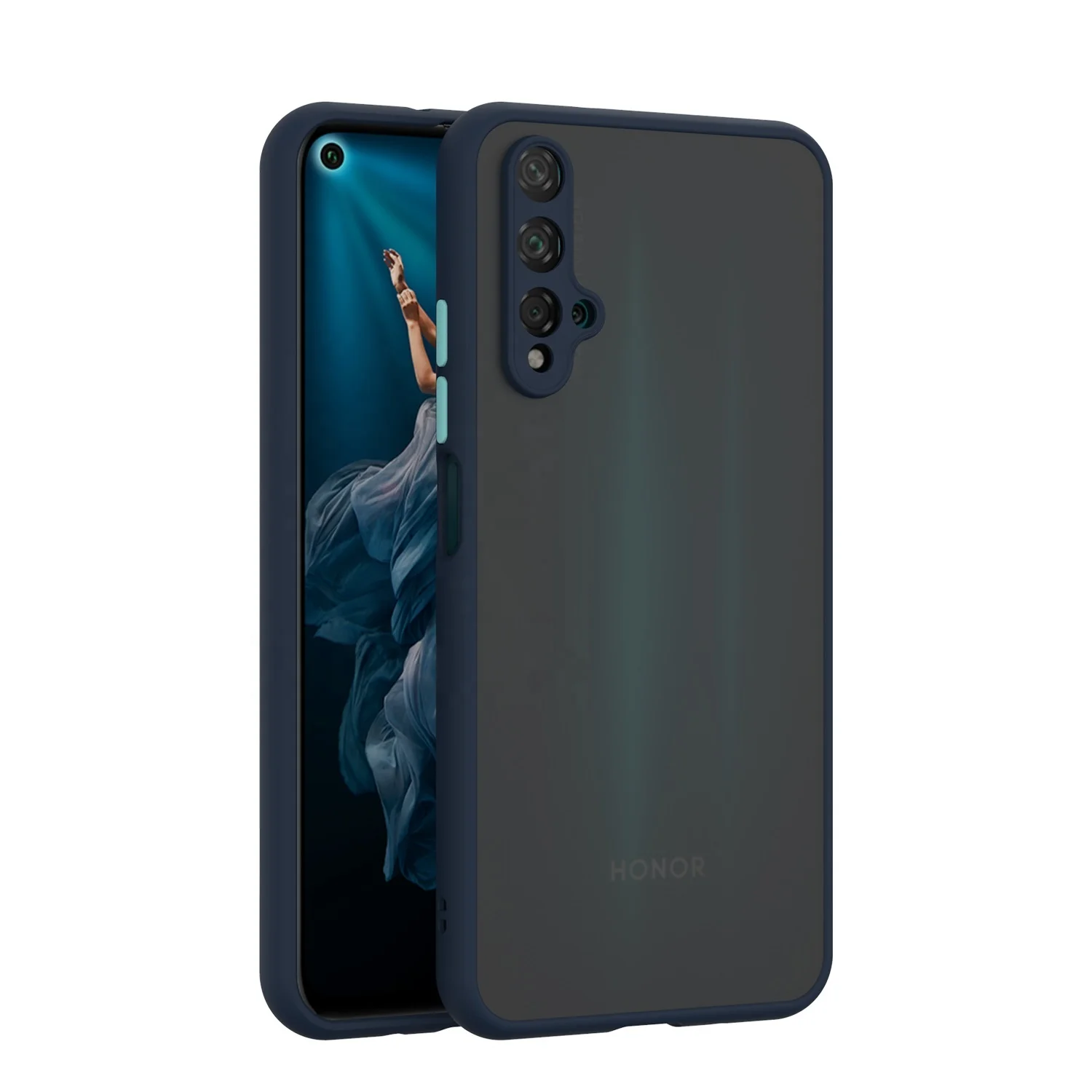 Mobile Accessories Smoke Matte Telephone Smartphone Cover PC TPU Smart Phone Case for Huawei nova 5T P40 Pro P30 Mate 30 20 7 SE