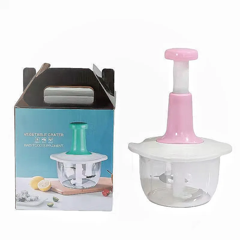 1.5L Vegetable Whisk Food Processor Press Blender Food Slicer Garlic Lazy Push Onion Chopper Kitchen Fruit Cutter Meat Grinder