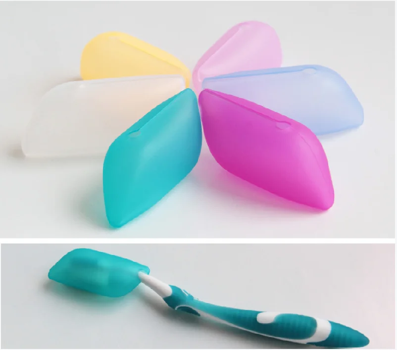 BPA Free Food Grade Silicone Toothbrush Travel Case Kids Toothbrush Cover