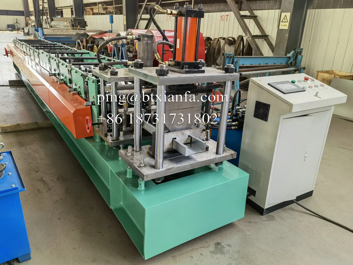Hebei xianfa C purlin galvanized Steel cold roll forming machine