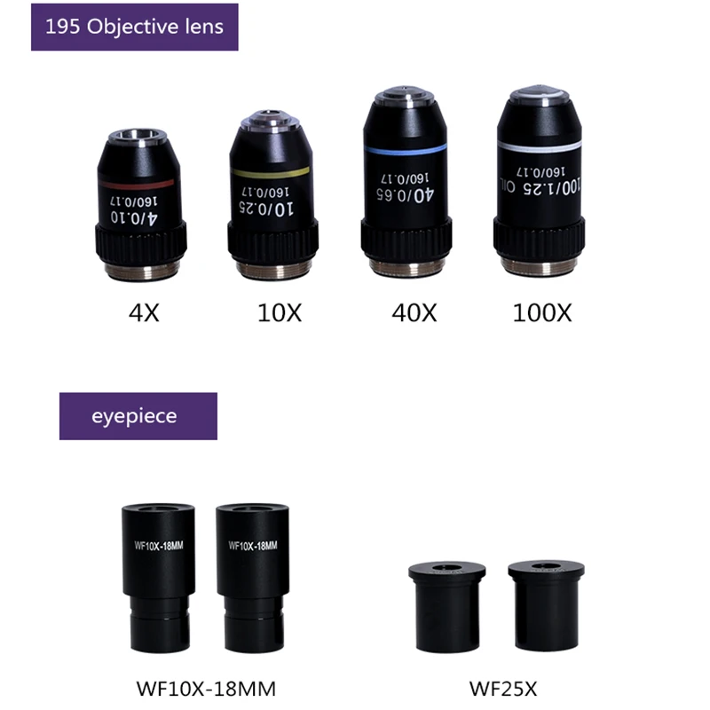 7 inch LCD Video electronic digital Microscope Trinocular Biological lab zoom 40X-2500X led 2MP binocular compound BM-500T-4