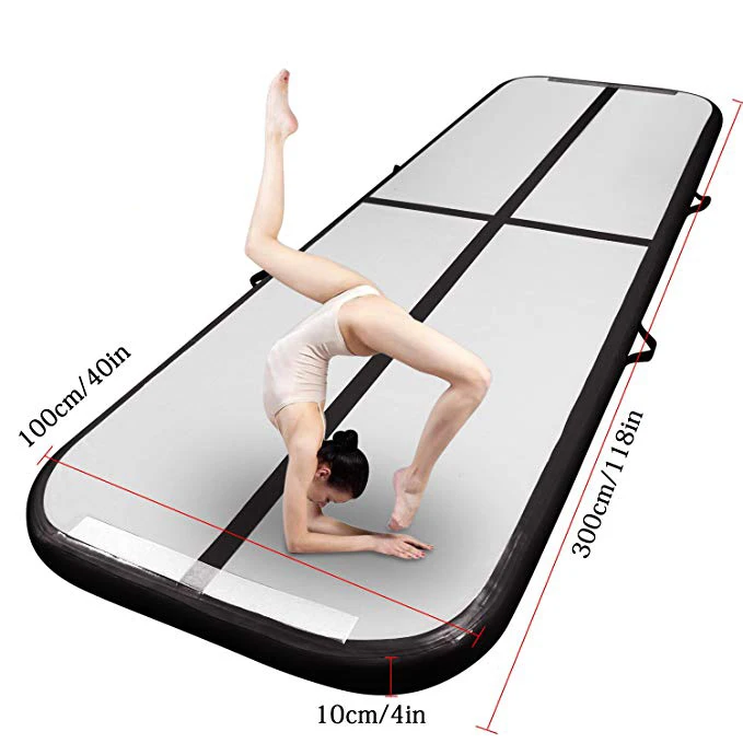 Free logo printing 6.5ft  gymnastics air track inflatable cheap inflatable air gym mat