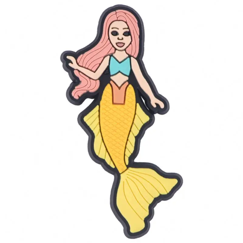 little mermaid clog charmr charms charm kids high quality shoe for accessories