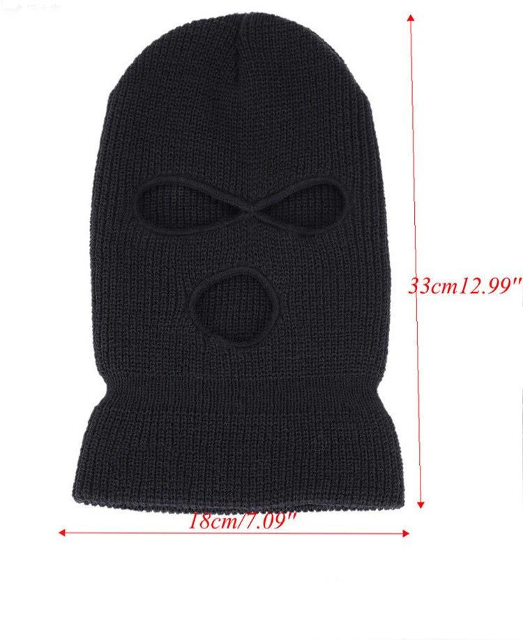 Personalized women man outdoor CS head caps 3 hole skimask full face beanie hat ski mask balaclava