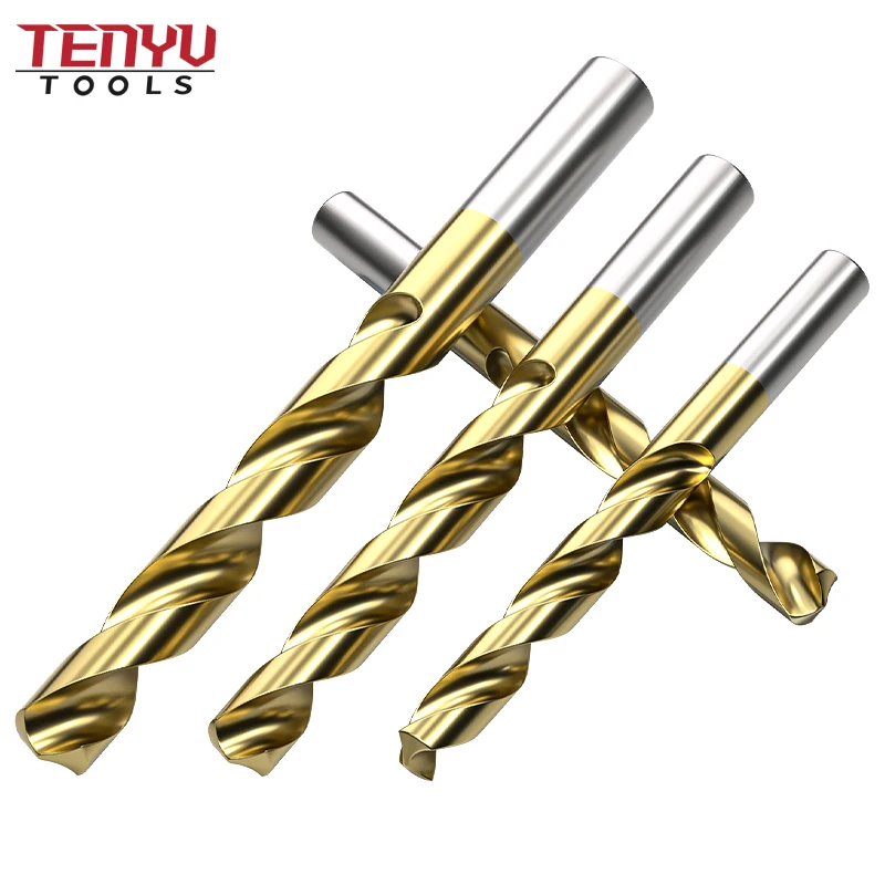 China high quality din338 hot selling durable straight shank wear-resistant 4241 hss twist drill bit 1mm-13mm size