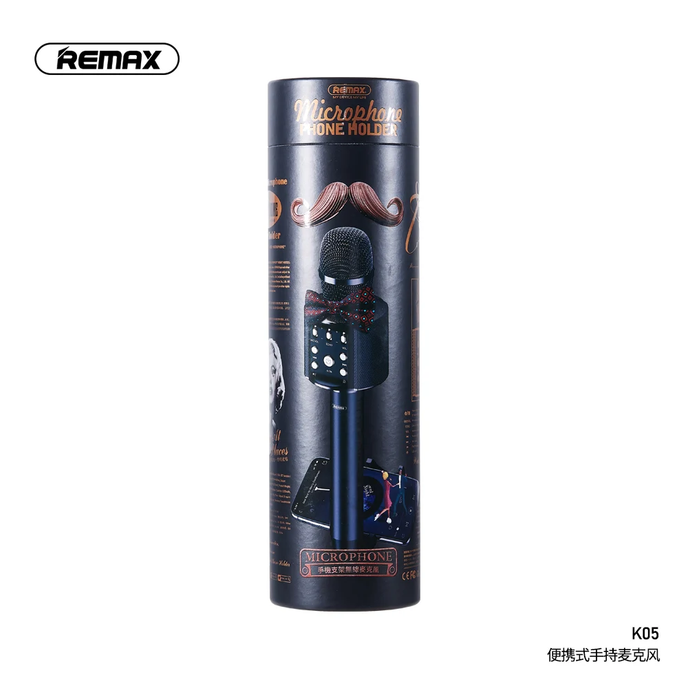 Зарядное устройство Remax K05 Портативный беспроводной Bluetooth-микрофон