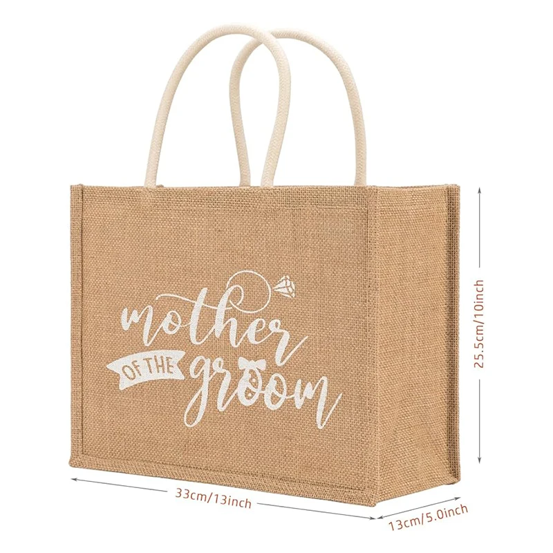 Beach wholesale Customized logo Top quality Eco Carrying Customized Shopping women Tote Jute Bag