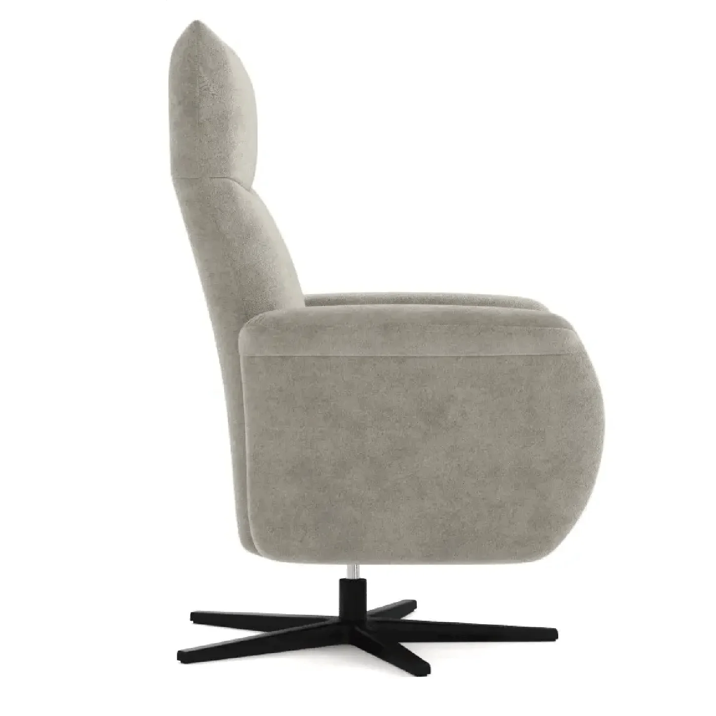 SANS Leisure Chair Swivel Push Back Chaise Chair Recliner Relaxation Chair for Home Office