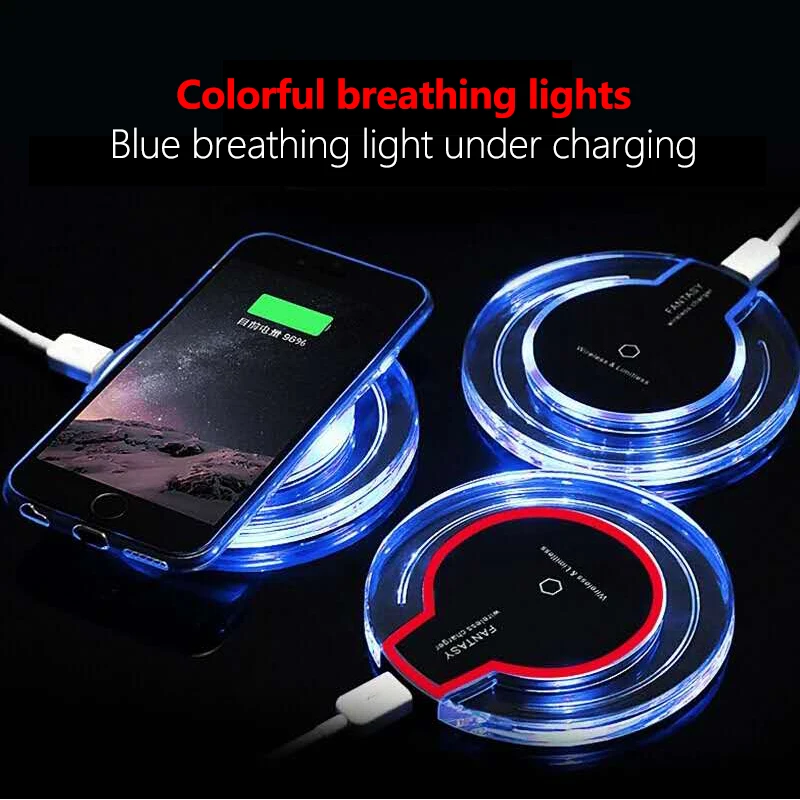 
Hot Sale K9 Universal Wireless Charger For Iphone Samsung Fast Charger Qi 5W Oem Cell Phone Quick Fantasy Wireless Charger Pad 